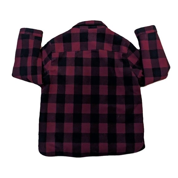 G.H. Bass & Co. Wool Blend Buffalo Plaid Coat Size L Preowned - Picture 2 of 5